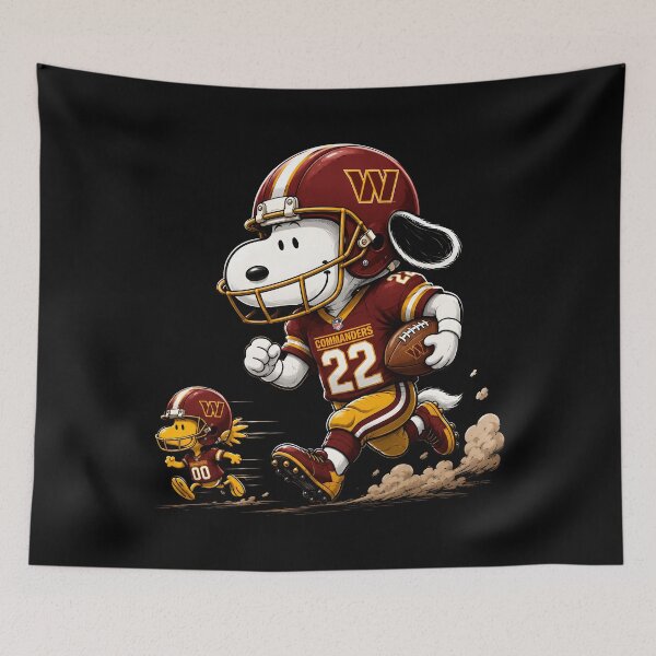 Item preview, Washington Commanders Funny Snoopy and Woodstock Players Football Team  designed and sold by Har-vee.