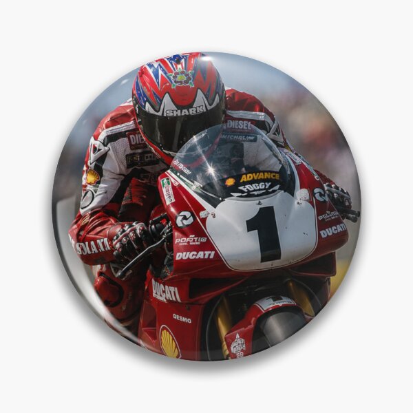 Item preview, Carl Fogerty - REtro Superbike SBK Ducati Racing Inspired art designed and sold by ARbyCharlie.