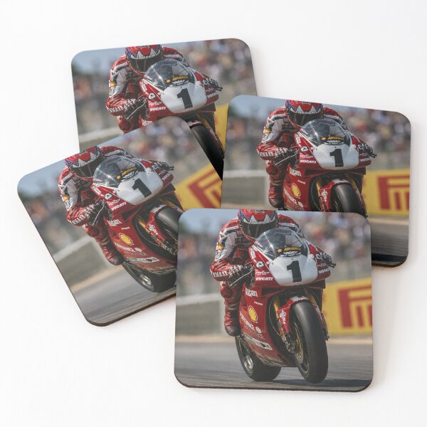 Item preview, Carl Fogerty - REtro Superbike SBK Ducati Racing Inspired art designed and sold by ARbyCharlie.