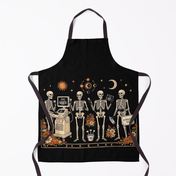 Item preview, Wildflower Skeleton Sonographer Ultrasound Tech Halloween designed and sold by Altenpendinton.