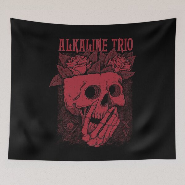 Item preview, Alkaline Trio pinky skull designed and sold by deovaaliansa.
