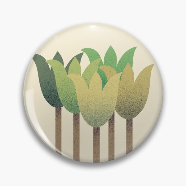 Item preview, Flower Market - Green Abstract Tulips on Cream designed and sold by DuckyRubin.