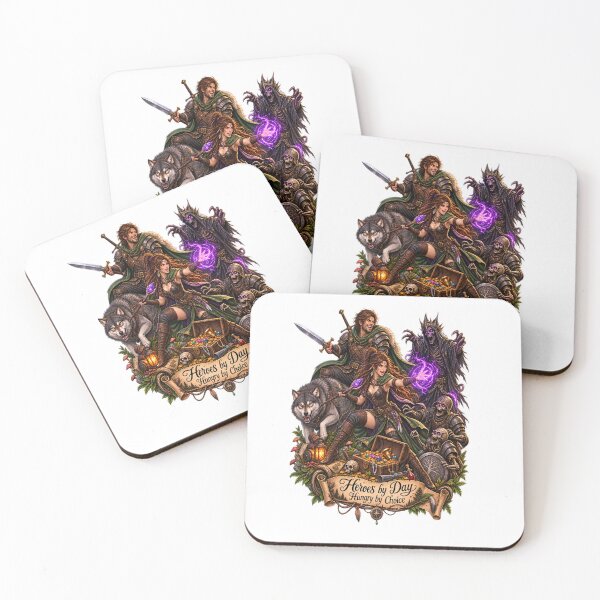 Item preview, Heroes by Day Hungry by Choice Epic Fantasy designed and sold by LosthopeCreations.