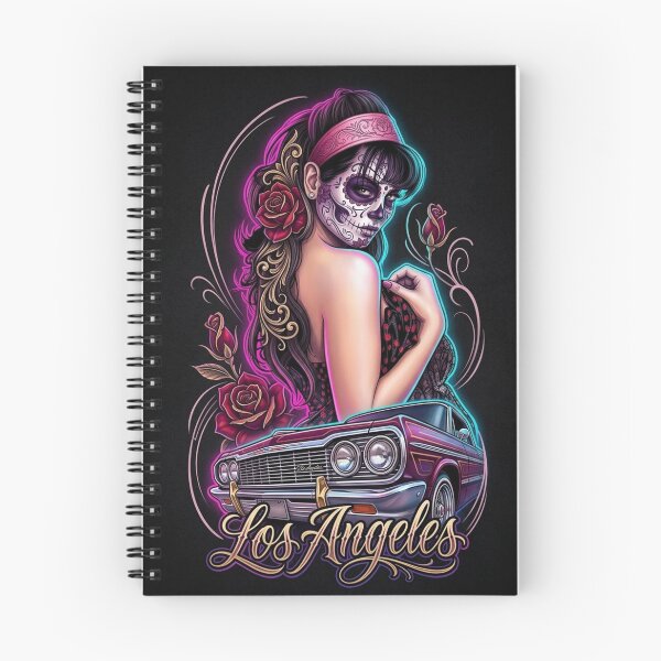 Item preview, Day of the Dead with Classic Car designed and sold by kiwiartyfarty.
