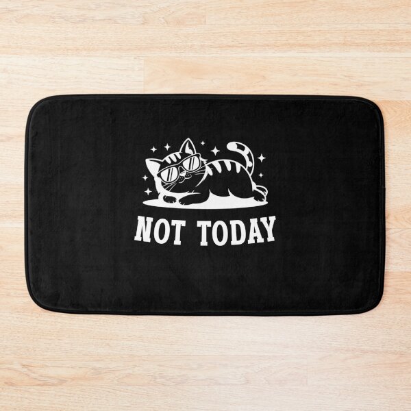 Item preview, Not Today Funny Lazy Cat Lover Birthday Gift designed and sold by Say It With Ink.