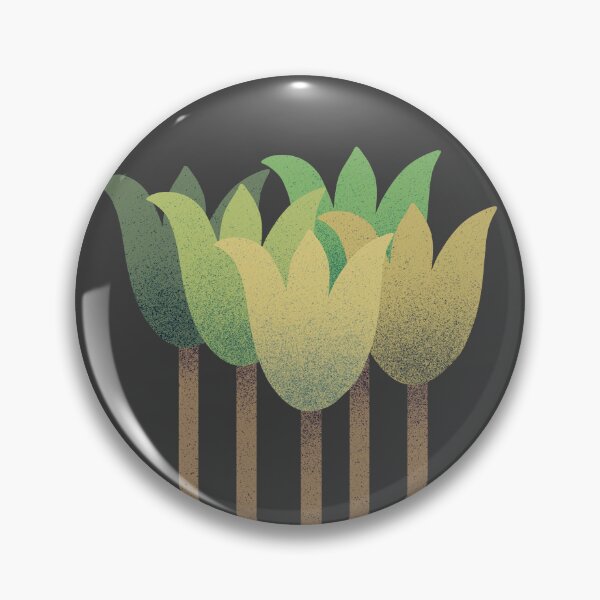 Item preview, Flower Market - Green Abstract Tulips on Black designed and sold by DuckyRubin.