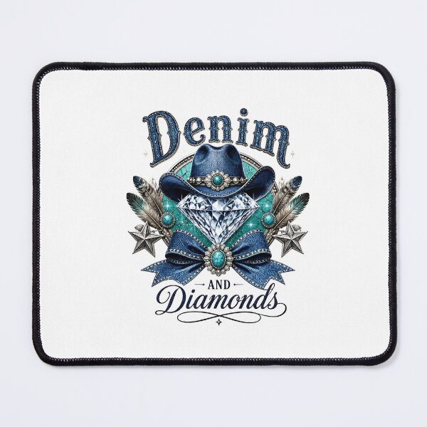 Item preview, Denim and Diamonds Cowboy Hat Diamond Bling designed and sold by felixpalette.
