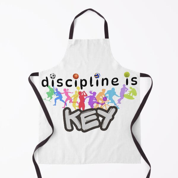 Item preview, Discipline Is Key - Multi Sport Athletic Quote designed and sold by Frafri92.