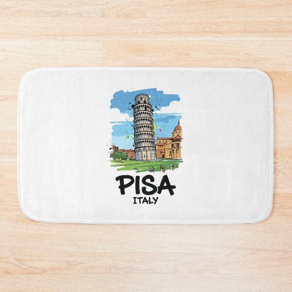 Artikelvorschau, Schiefer Turm von Pisa, Italien – Reisekunstdruck entworfen und verkauft von Merch by Das Design Studio.