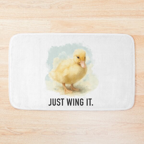 Item preview, Inspirational Duckling Watercolor Just Wing It Design For Baby designed and sold by Sageandzz.
