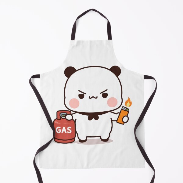 Item preview, Bubu Cute Angry Panda Holding Gas Tank Lighter designed and sold by Tom-Riley.