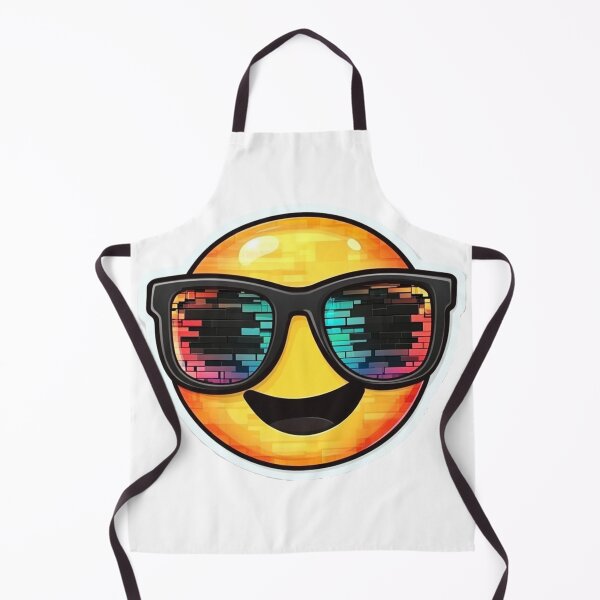 Item preview, Glitch Sunglasses Cool Emoji Sticker Graphic designed and sold by ByBryteG.