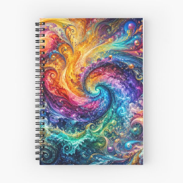 Item preview, Cosmic color spirals awaken designed and sold by Sigtrix.