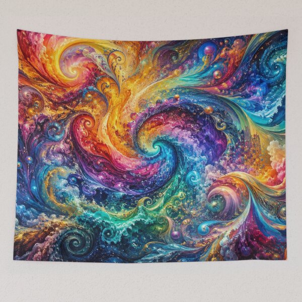 Item preview, Cosmic color spirals awaken designed and sold by Sigtrix.