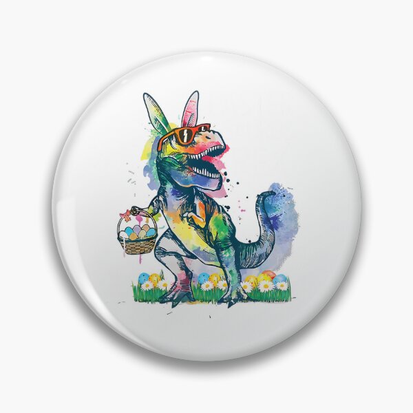 Item preview, Easter Saurus Rex Dinosaur Basket Eggs Easter Day designed and sold by succulentshopx.