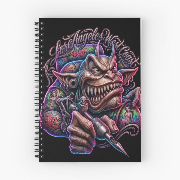 Item preview, Fierce Tattoo Demon designed and sold by kiwiartyfarty.