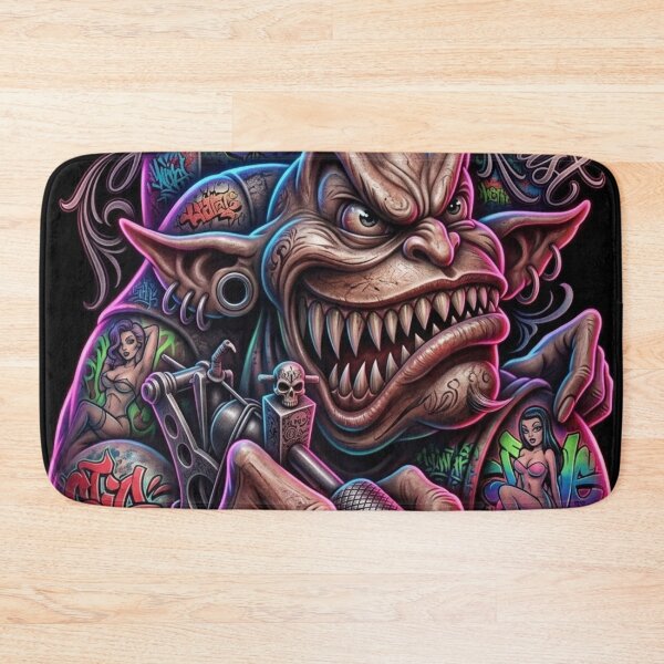 Item preview, Fierce Tattoo Demon designed and sold by kiwiartyfarty.