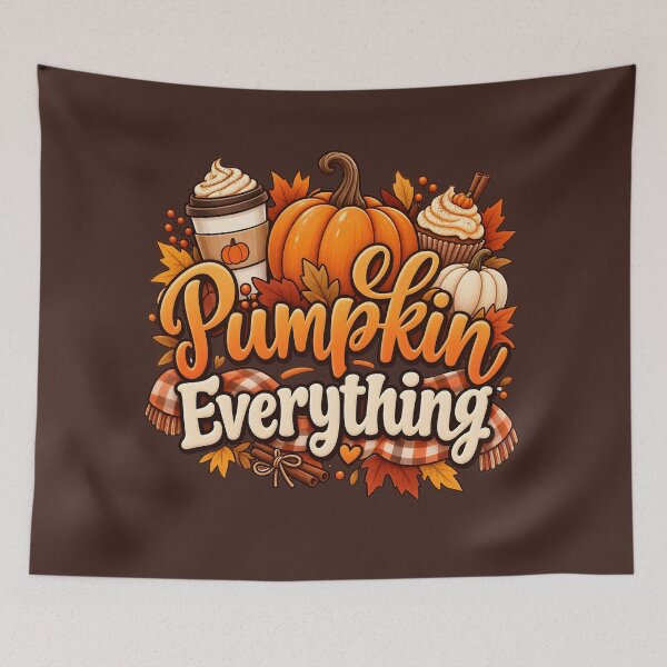 Item preview, Pumpkin Everything – Cozy Autumn Pumpkin Spice Vibes designed and sold by blankTeeShirt.