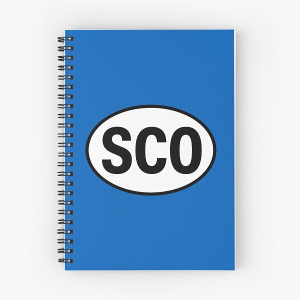 Item preview, Scotland SCO Oval Country Code Sticker designed and sold by The Digital Compass.
