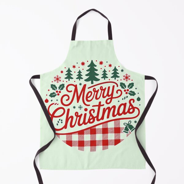 Item preview, Cute Retro Merry Christmas Wreath, Vintage Plaid Winter Trees And Holly Circle designed and sold by zozo-shop.