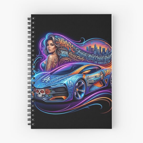 Item preview, Neon Art Car with Tattooed Woman designed and sold by kiwiartyfarty.