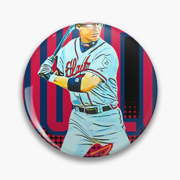 Item preview, Batter Chipper Jones In A White Atlanta Braves Uniform designed and sold by ruestfeagniu.