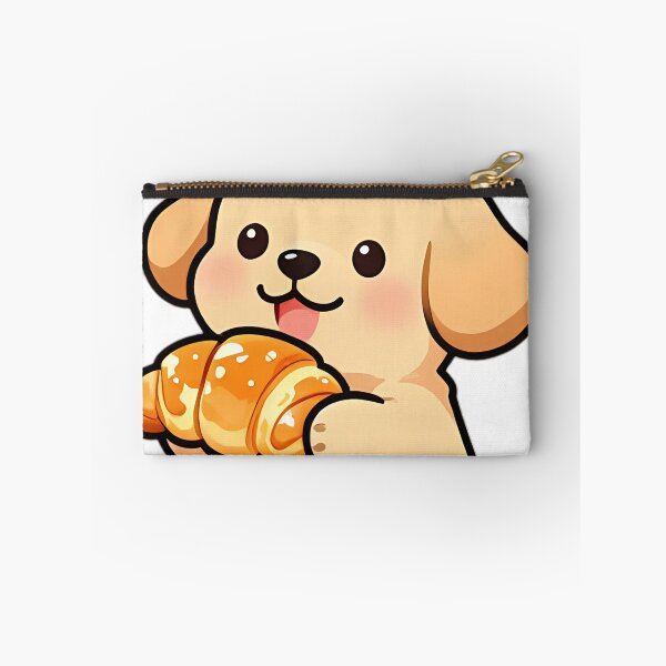 Item preview, Cute Golden Retriever Puppy Baker with French Croissant designed and sold by pumsquare.