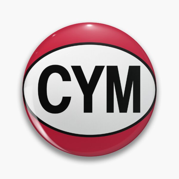 Item preview, Wales CYM Oval Country Code Sticker designed and sold by The Digital Compass.