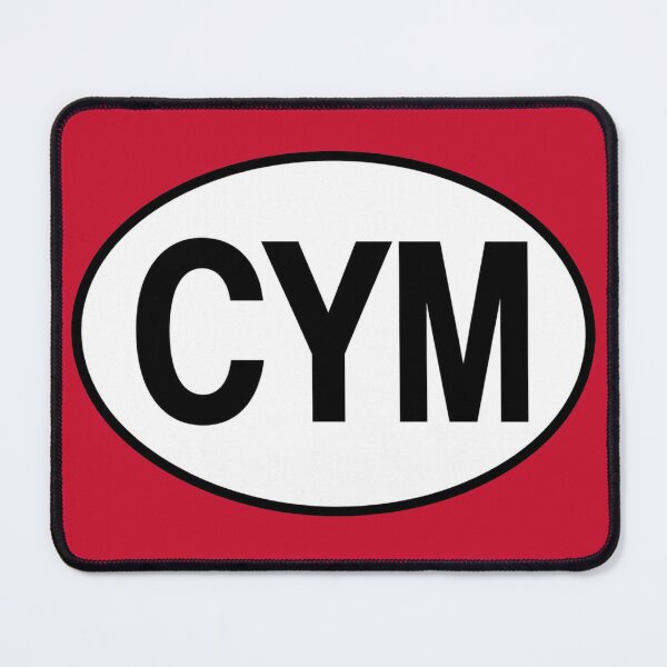 Item preview, Wales CYM Oval Country Code Sticker designed and sold by The Digital Compass.