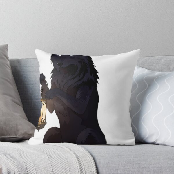 Item preview, Gothic Shadow Wolf Lantern Guardian designed and sold by IllumeInk.