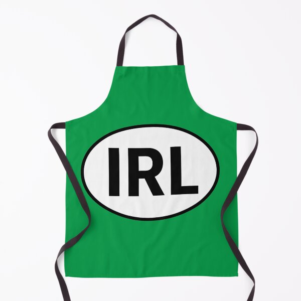 Item preview, Ireland IRL Oval Country Code Sticker designed and sold by The Digital Compass.