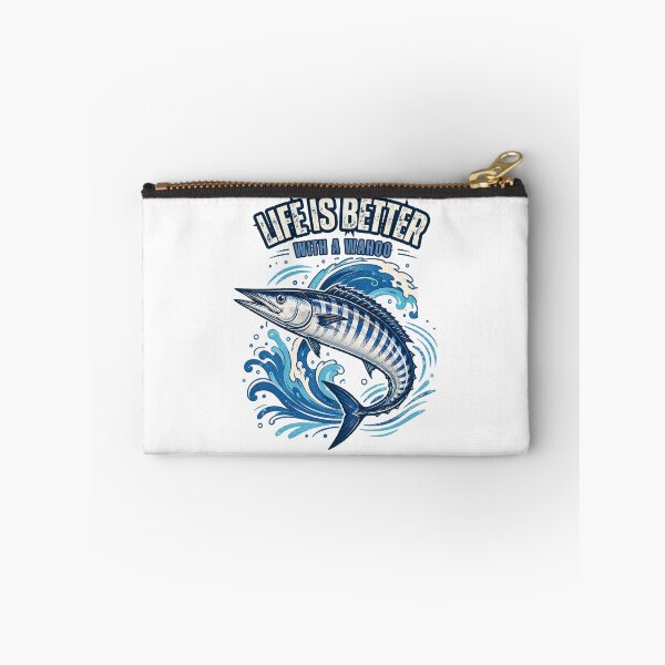 Item preview, Life Is Better with A Wahoo T-Shirt, Funny Saltwater Fishing Gift, Wahoo Fish Angler Graphic Tee, Offshore Fishing Shirt designed and sold by OUICHA.