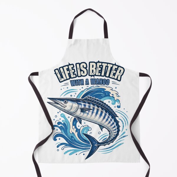 Item preview, Life Is Better with A Wahoo T-Shirt, Funny Saltwater Fishing Gift, Wahoo Fish Angler Graphic Tee, Offshore Fishing Shirt designed and sold by OUICHA.