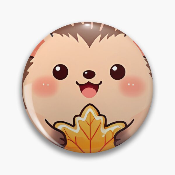 Item preview, Cute Baby Hedgehog Baker with Autumn Sugar Cookie designed and sold by pumsquare.