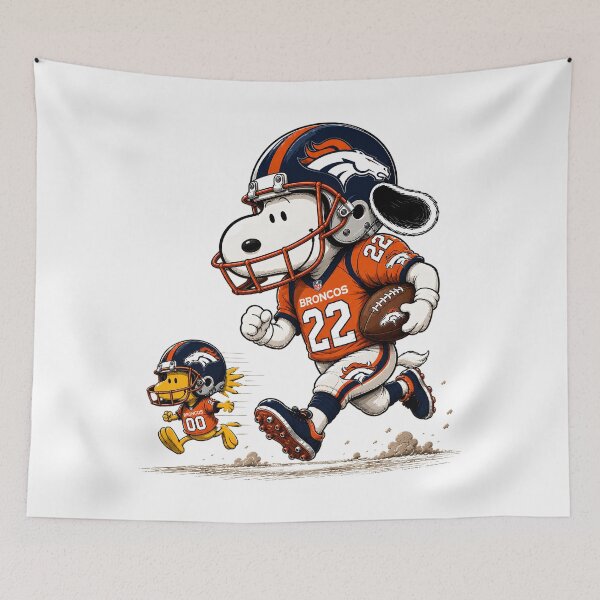 Item preview, Denver Broncos Funny Snoopy and Woodstock Players Football Team  designed and sold by Har-vee.