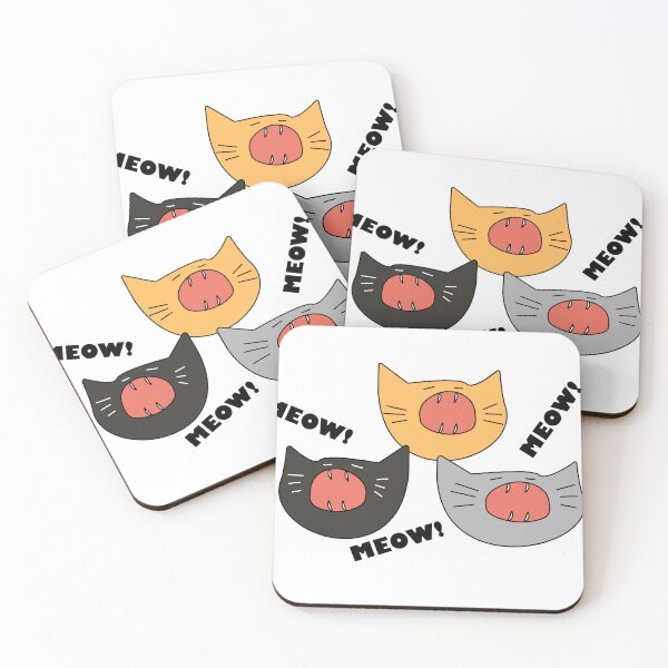 Item preview, Funny Screaming Cats Loud Meow Meme designed and sold by ZorianArt.