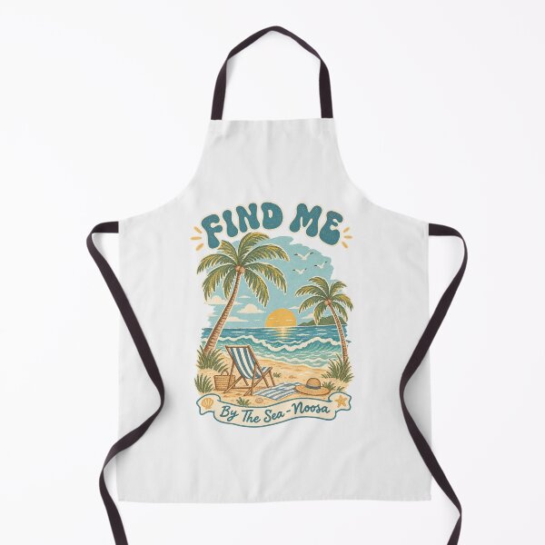 Item preview, Find Me By The Sea Noosa Retro Queensland Beach Sunset designed and sold by Yellowriversss.
