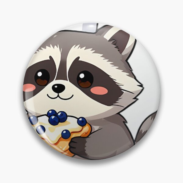 Item preview, Cute Raccoon Baker with Blueberry Scone designed and sold by pumsquare.