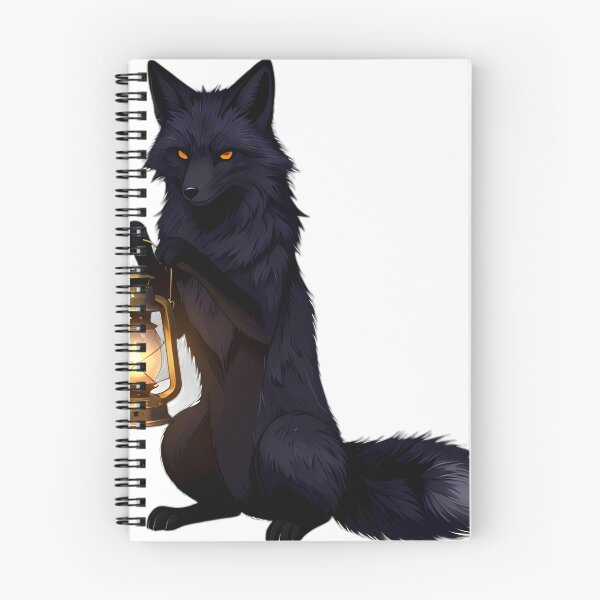 Item preview, Gothic Shadow Fox Candle Lantern Guardian designed and sold by IllumeInk.