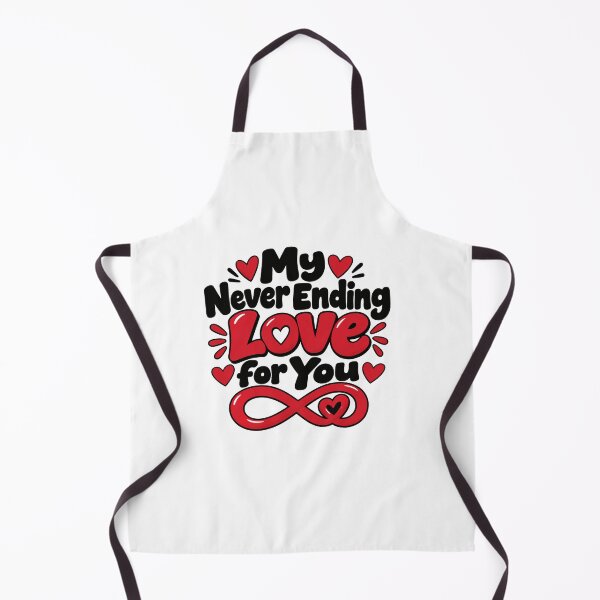 Item preview, My Never Ending Love for You – Romantic Love Infinity Heart Design designed and sold by Lovestickerco.