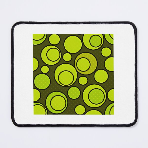 Item preview, Seamless Abstract Pattern With Green Circles Ornamental Elements Print Background designed and sold by BobaAndBearSvg.