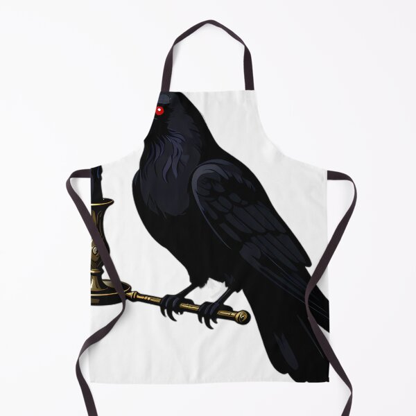 Item preview, Gothic Crow Black Wax Candle Guardian designed and sold by IllumeInk.