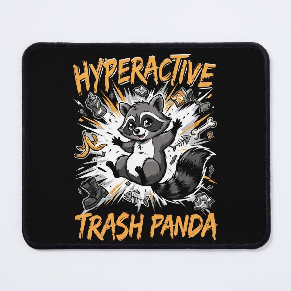 Item preview, Hyperactive Trash Panda designed and sold by Gabriela Mihai.