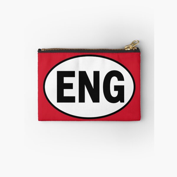 Item preview, England ENG Oval Country Code Sticker designed and sold by The Digital Compass.