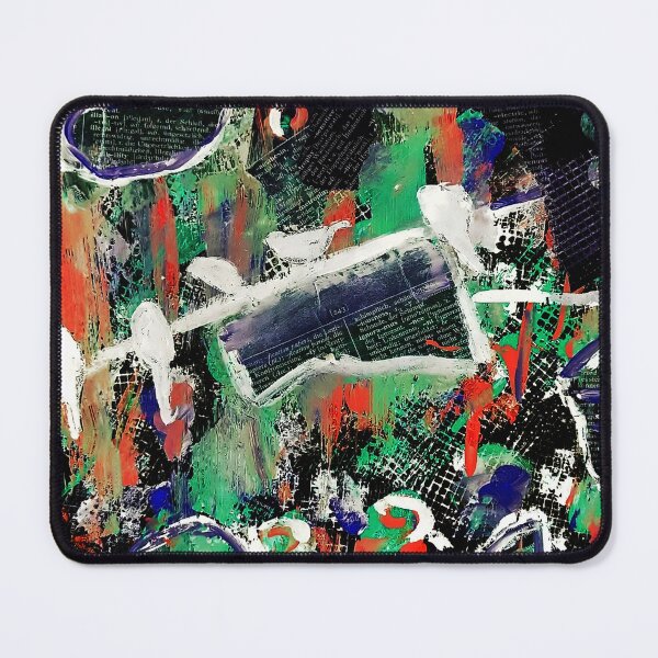 Item preview, Abstract Book Collage Art – Vibrant Contemporary Mixed Media Design | Colorful Literary Wall Art designed and sold by LuxuryApparels.