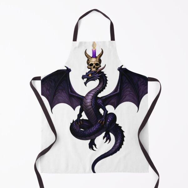 Item preview, Guardián de la vela con calavera de dragón Wyrm gótico designed and sold by IllumeInk.