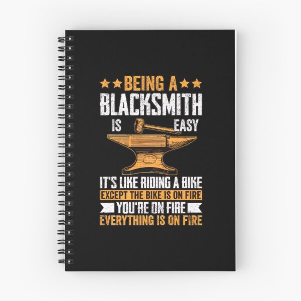 Item preview, Blacksmith Is Easy Funny Anvil Hammer Fire Quote designed and sold by reagorempe.