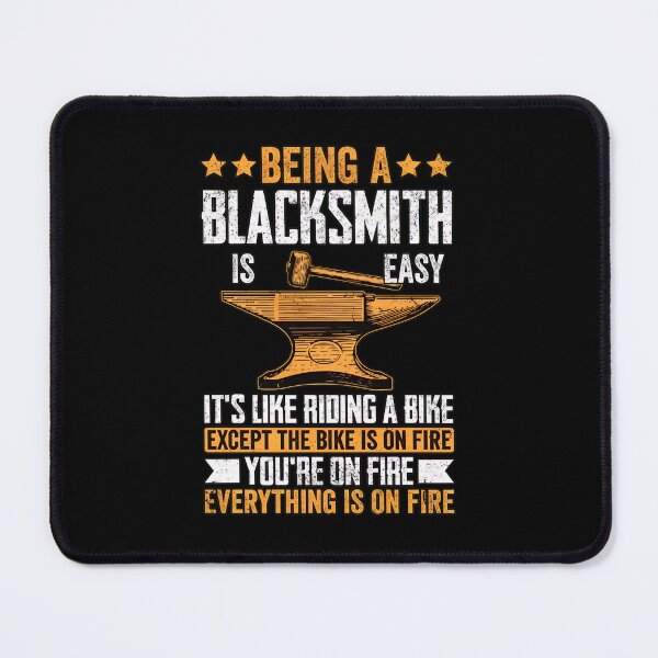 Item preview, Blacksmith Is Easy Funny Anvil Hammer Fire Quote designed and sold by reagorempe.