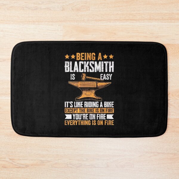 Item preview, Blacksmith Is Easy Funny Anvil Hammer Fire Quote designed and sold by reagorempe.