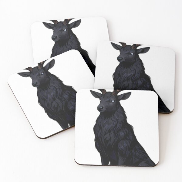 Item preview, Gothic Black Stag Antler Candle Guardian designed and sold by IllumeInk.